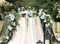 5Pcs 32.5FT Blue Rose Garland Fake Flower Vines Faux Artificial Floral Garland Hanging Rose Ivy for Wedding Arch Garden Ceremony Background Valentine's Day Outdoor Wall Decor